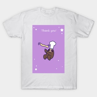 Thank You - Baker Sloth T-Shirt